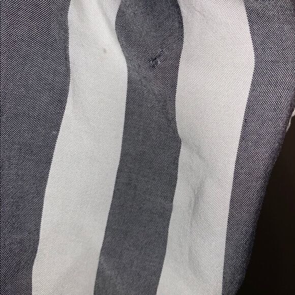 Ava & Viv Plus Striped Short Sleeve Blouse - Picture 8 of 9